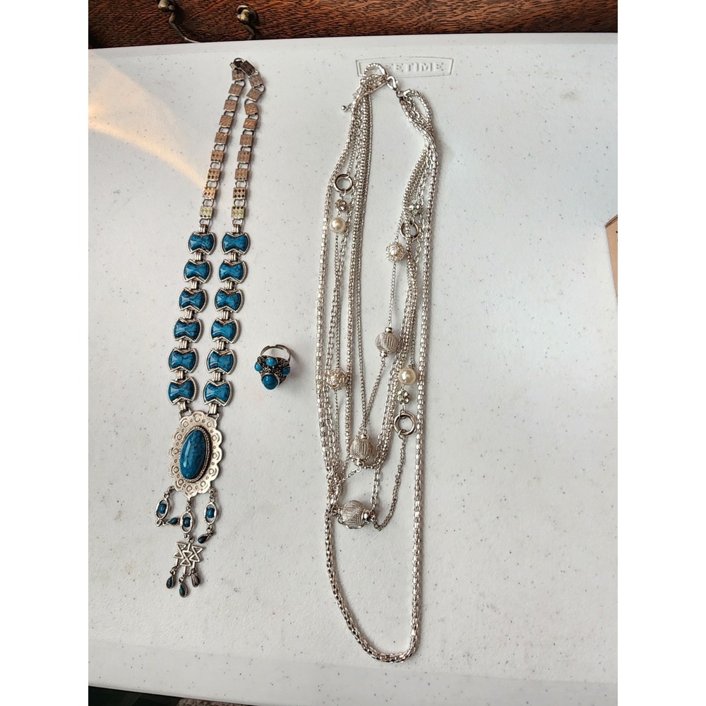 Costume Jewelry Necklaces- Set Of 2 - Picture 7 of 9